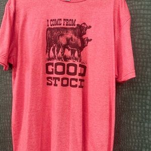 Country t-shirt , large and X large left